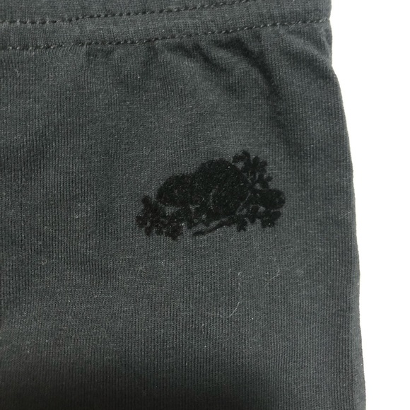 Roots Kids XXL Girls Black Leggings - Picture 2 of 5